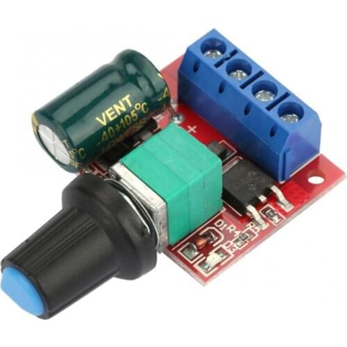 5V-28V 5A PWM DC Motor Speed Controller Speed Control Switch LED Dimmer Speed Control Module