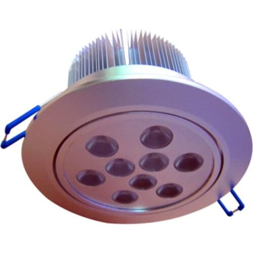9*1W RGB LED downlight;DC12V input;with 4 wire PWM driver inside;size:D138*70mm,cut hole:D80mm