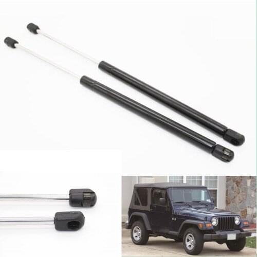 Auto Rear Window Glass Lift Supports Gas Struts Spring for Jeep Wrangler TJ Sport Utility 97-06 650mm Sport Utility With Hardtop