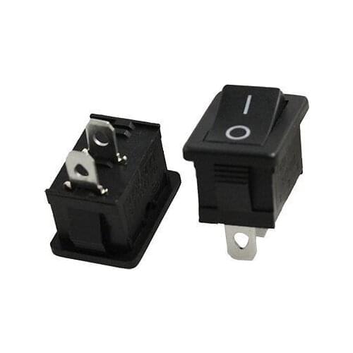 Free shipping!8 Pcs x on-off I/O 2 Position SPST Panel Mount Snap In Boat Rocker Switch 2 Pin