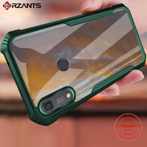 Rzants For Huawei Y6s Y9S Huawei Y6 Prime Y7 Prime Case Hard [Blade] Shockproof Slim Crystal Clear Cover funda Casing
