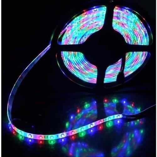 RGB LED Strip Light IP33 3528 5/10/20M 60LEDS/M 12V+44 Key IR Containor Stripe DC 12V RGB Diode Tape IR Controller Adapter 2