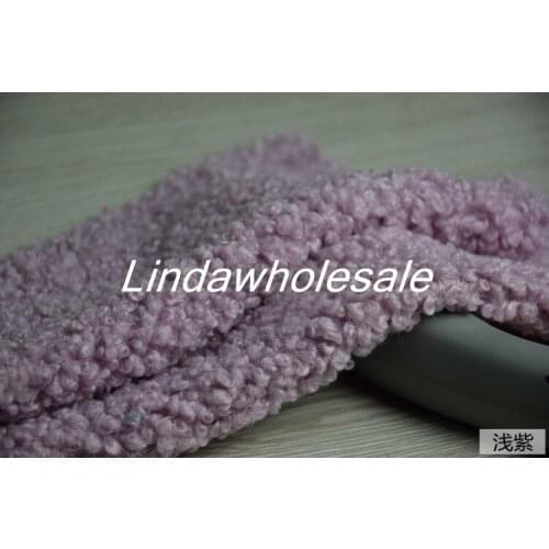 New thickening imitation small curling wool sheep faux fur fabric, plush fabric,160cm*45cm(half yard)/pcs