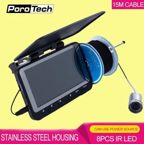 WF06 15M 1000TVL Nice Fish Finder Underwater Ice Fishing Camera Monitor Infrared Underwater Camera kit ice fish camera
