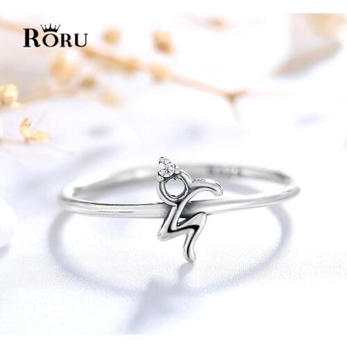 New 12 Constellation Star Signs Finger Ring Capricorn 925 Sterling Silver Rings 100% Zirconia Jewelry for Women Birthday Gifts