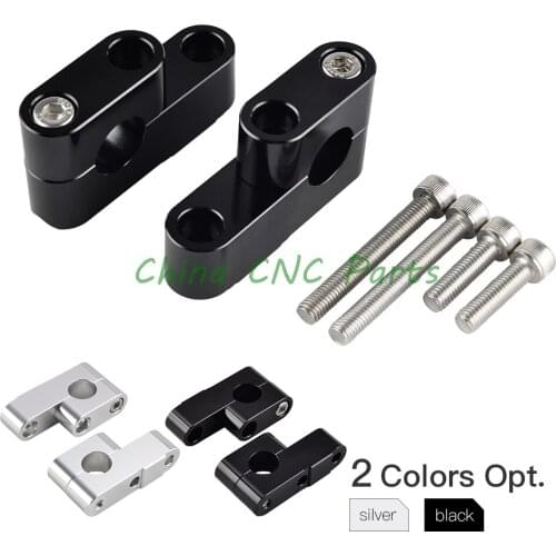 1"up 1.25" Back Handlebar Riser Spacer Kits For Yamaha ATV Raptor 200 350 660R 700 YFM350 YFM660 YFM700 Suzuki LTZ400