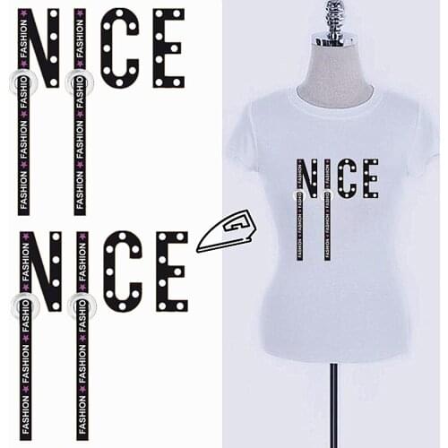 NICE Patches for clothing Fashion Picture Stickers Iron On Patch Transfer Strange Things Diy Clothes Painting Logo Street Icon