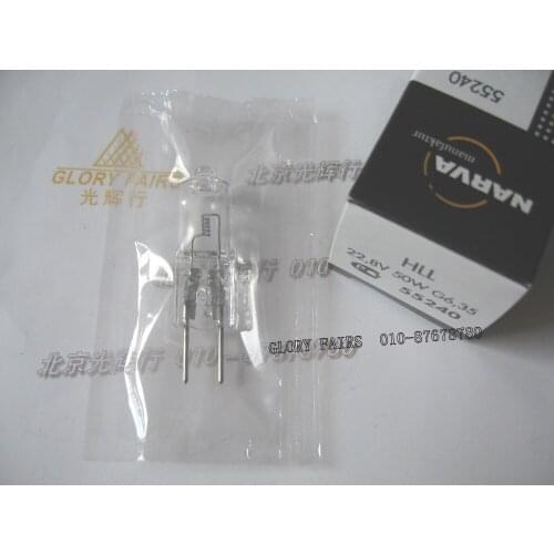 NARVA 55240 HLL 22.8V 50W G6.35 bulb,Dr.Mach M3F Hanaulux Maquet surgical light,22.8V 50W Axial halogen lamp