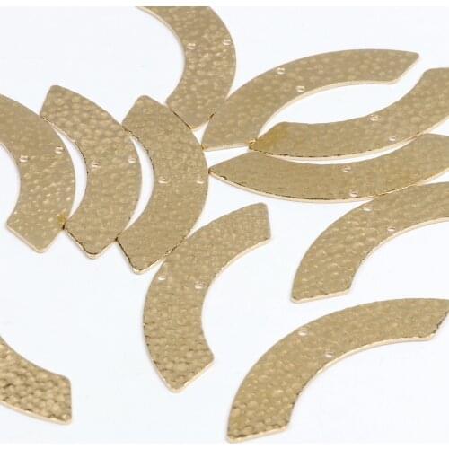 Brass Bridge Charms,Raw Brass Earrings Findings,Connectors,Geometric shaped Earring Brass Charm,Jewelry Supplies,45x17mm-RB1304