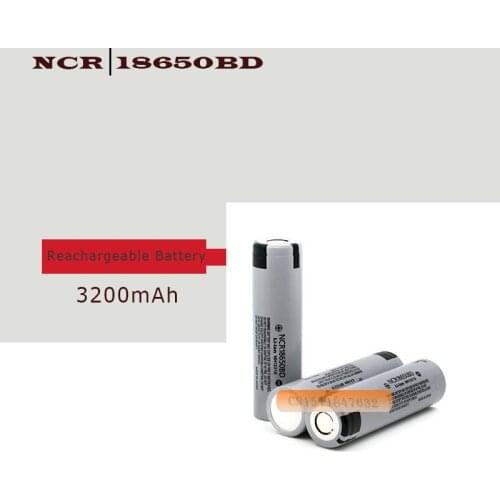 Panasonic Li-ion 18650 Rechargeable Batteries 3.7V 3200mAh Lithium Battery for 3.7 v Power Bank Flashlight Battery NCR18650BD