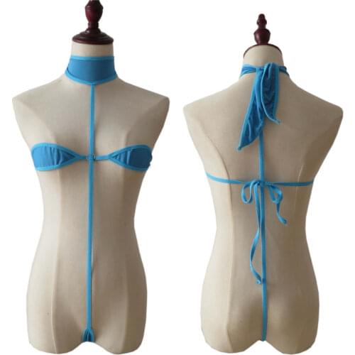 Micro bikini 2019 Sexy String Sling oval cross Open back girl Beach Sunbathing swimwear women one piece swimsuit women monokini