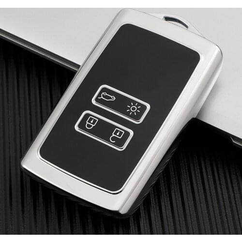 The Latest High-Quality 2021 Styles TPU Car Key Cover For Renault Koleos Protector Kadjar 2016-2017 Smart Key Dust Collector