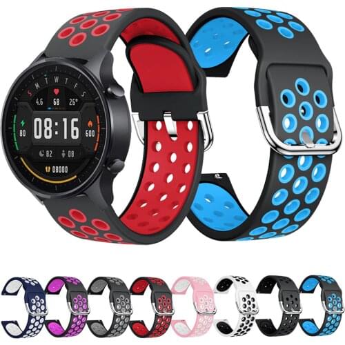 For Xiaomi Watch Color MI Smart Watch Color Strap Replacement Watchbands Silicone Bracelet 22mm Watch Band