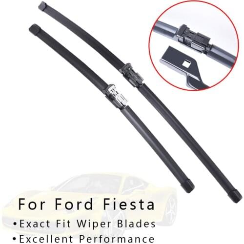 Winshield Wipers Blade For Cars for Ford Fiesta from 2002 2003 2004 2005 2006-2017 windscreen wiper car Accessories wholesale