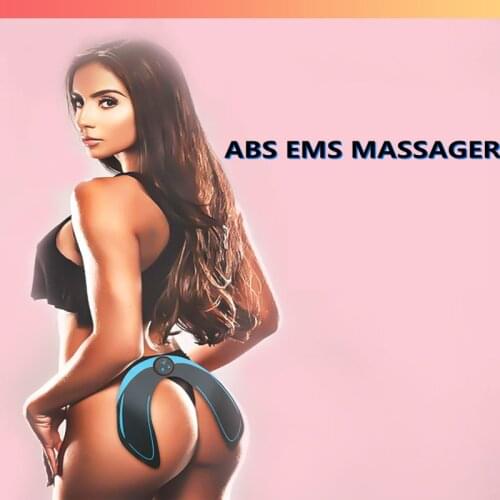 Abs Stimulator Hips Trainer, Butt Muscle Stimulator, Electronic Backside Muscle Toner, Smart Training Wearable Buttock Toner