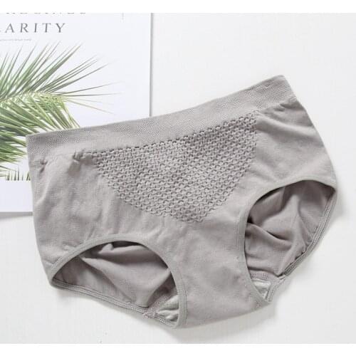 Ladies Underwear 4 Colors High Quality Breathable Women Panties High Waist Underwear Beauty Panty Push Up Culotte Femme Coton