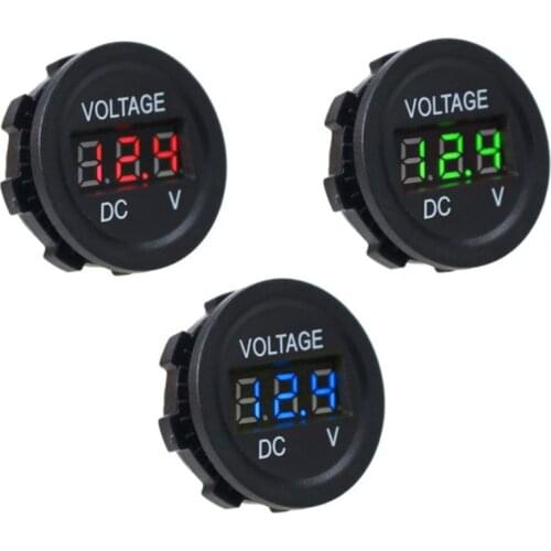 New 6-30V LED Digital Display Voltmeter Mini DC Voltage Gauge Meter Car Motorcycle LED Panel Digital Volt Voltage Display