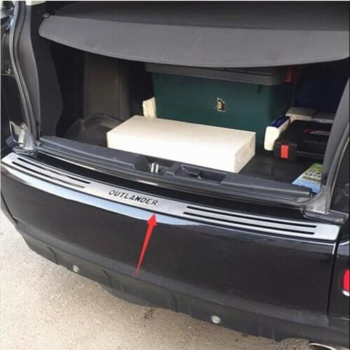 High quality stainless steel Rear bumper Protector Sill For 2006 2007 2008 2009 2010 2011 2012 Mitsubishi Outlander