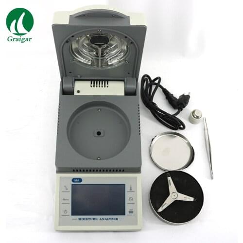 High Accuracy MA-50-10 Touch Screen Halogen Analyzer Moisture Meter