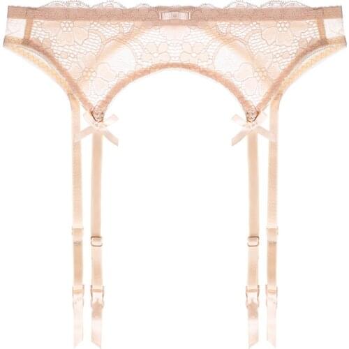 Wasteheart Fashion New Pink Black Stocking Garters Lace Embroidery S M L Ultrathin Sexy Women Stocking Suspender Belt Temptation