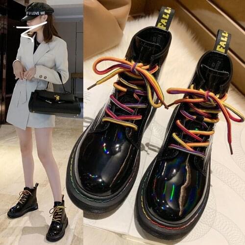 Women Ankle Boots Fashion Platform Warm Winter Shoes Woman Thick Bottom Office Lady Casual Daily Footwear