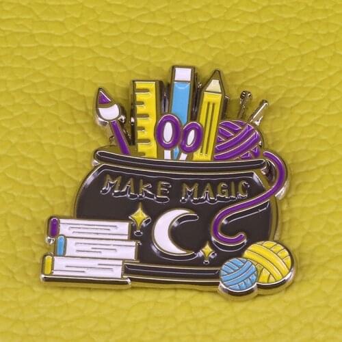 Witch Soft Enamel Pin Badge