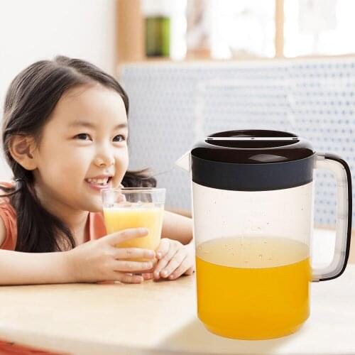 2.5L/5L Cold Kettle with Handle Plastic Water Jug Teapot Beverage Storage Container for Hot Cold Water Iced Tea and Juice