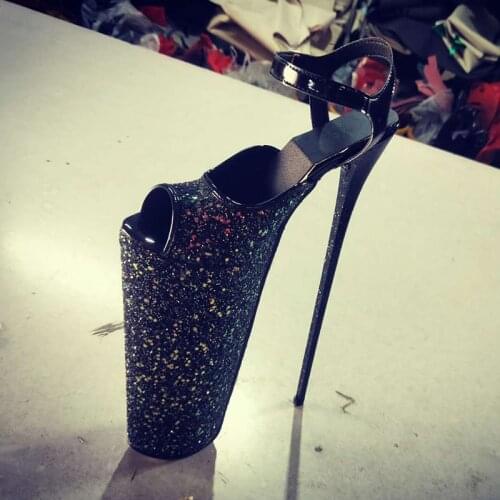 Dovereiss Fashion Womens Shoes summer Mesh consice Elegant Peep toe Buckle Party shoes platform sandals 30cm Party shoes 33-49