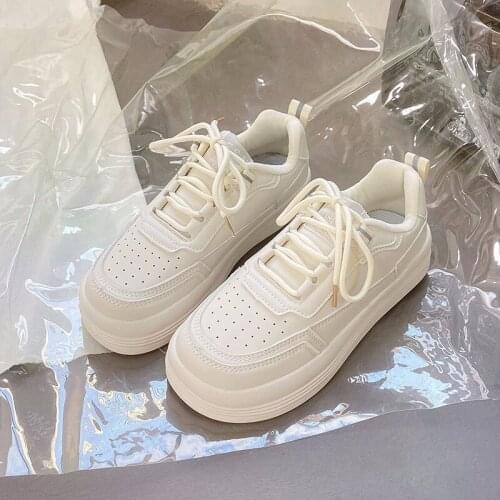 Sneakers Women Nursing Shoes Lace Up Winter Spring Comfortable Walk Shoe Design Leather Sneaker Platform Shoes Choussure Femme