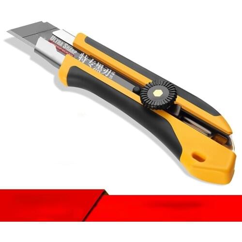 New Hot Push 25 Mm Heavy Cutting Large Art Knife Cutting Paper Leather Wallpaper Box Tool Intermediate Knife
