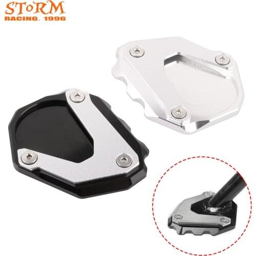 Motorcycle CNC Kickstand Plate Foot Pad Support Extension For BMW R900RT 09-10 R1200R 06-14 R1200RT 04-13 R1200ST 03-07 R Nine T