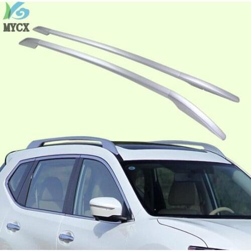 Roof Rack Roof Bar Rail For Nissan New X-trail Rogue 2015 2016 2017-2018,Aluminum Alloy OE Style