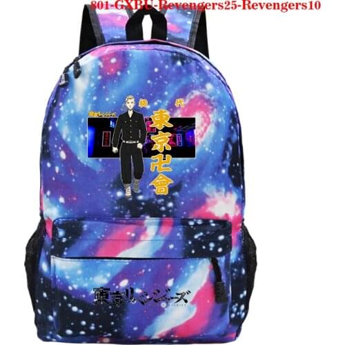 Tokyo Revengers Print School Backpack Fashion Anime Backpack Teenage Boys Girl Bookbag Back To School Gift Shoulder Bag for Teen