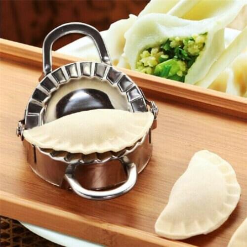 1 Pcs Eco-Friendly Pastry Tools Stainless Steel Dumpling Maker Wraper Dough Cutter Kit
