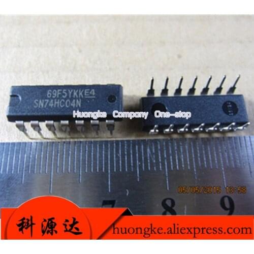10PCS/LOT SN74HC04N DIP14 SN74HC04 DIP 74HC04N DIP-14 74HC04 new and original IC HEX INVERTERS