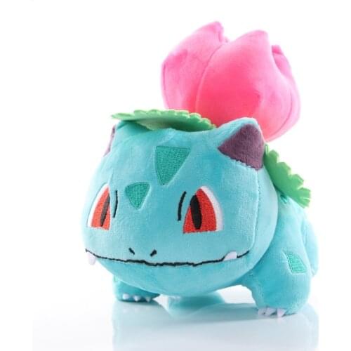 17cm TAKARA TOMY Pokemon Venusaur Plush Toys Doll Cute Anime Soft Stuffed Plush Toy for Kids Children Birthday Gifts