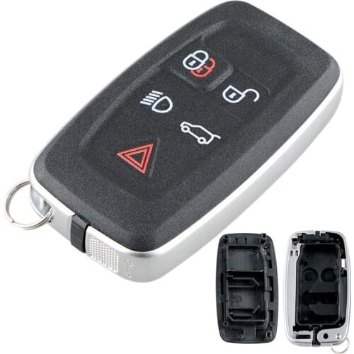5 Buttons Smart Car Remote Key Shell Car Key Case Fit for Range Rover Land Rover Discovery 4 Sport Freelander