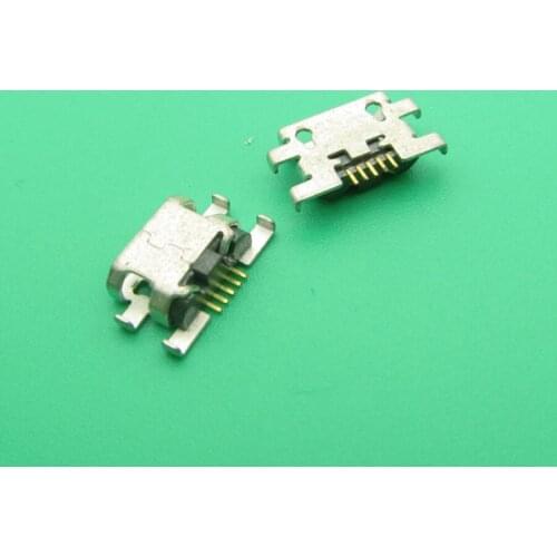 5pcs micro usb connector jack socket charging port dock plug female 5 pin For Blackview E7 5.5Inch HD 1280x720 MTK6737 Quad Core