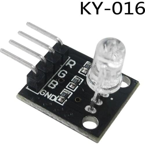 5pcs/lot 4pin KY-016 Three Colors 3 Color RGB LED Sensor Module DIY Starter Kit KY016