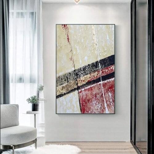 Pure Handmade Abstract Texture Canvas Wall Art Unframed Wall Hangings Oil Painting Art Pictures For Living Room Decoration