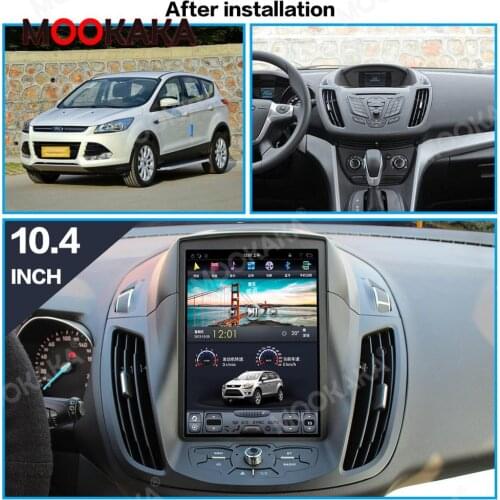 4+64G Tesla Screen For 2013 2014 2015 2016 2017 2018 2019 Ford KUGA Android 9 Unit Car Multimedia Player GPS Audio Radio Stereo