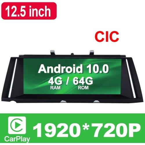 10.25 inch 64G ROM 8 Core Android 10.0 Car Radio GPS Navigation System Stereo Audio for BMW 7 Series F01 F02 (2009-2012) CIC