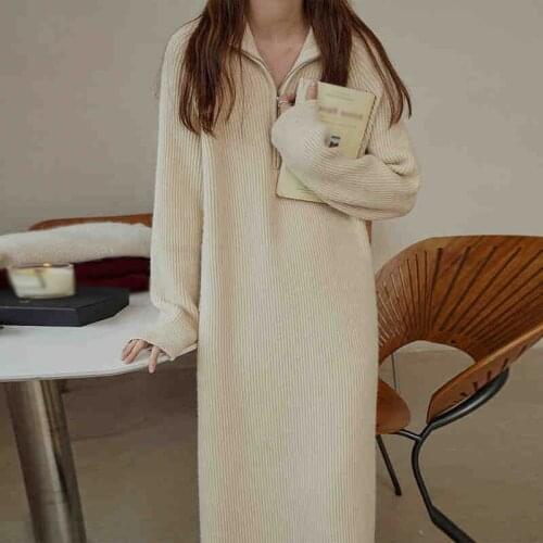 Модные вязаные платья Beainmmry China At AliExpress