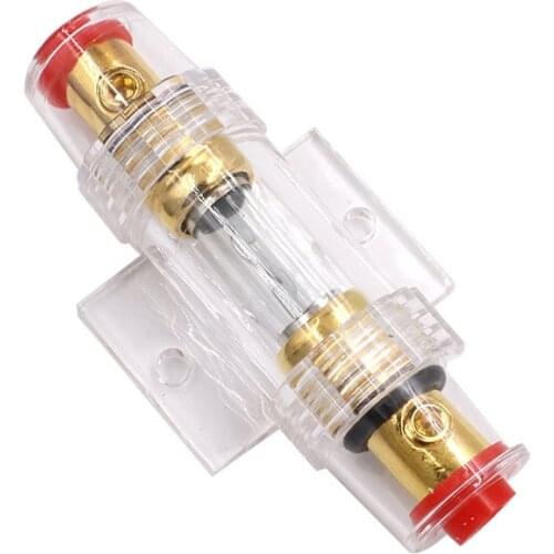 1pcs Car Audio Refit Fuse Holder 4/8 And 10 Gauge Wire Fuses 30A/40A/60A/80A Fuse Holder For Car Audio Auto Amplifier