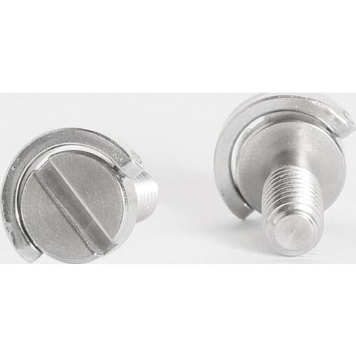 Long Screw SLR Camera Tripod PTZ Screw Quick Release Plate Word Stainless Steel 1/4 Inch Material: Plastic/wood