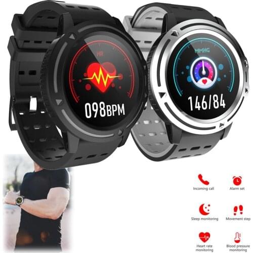 Round Touch Screen Men Women Bluetooth Smart Watch Sports Activity Fitness Tracker Calls Messages Push for Cell Phone