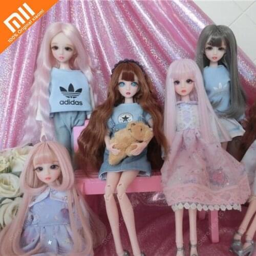 Xiaomi 28cm BJD Doll 16 Movable Joints Mini Dolls Girls BJD Doll Full Set Princess Female Body Accessories Kawaii Toys for Girls