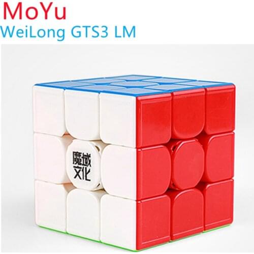 Moyu WeiLong 3x3x3 GTS3/3M/3LM Magnetic Speed Magic Cube Adult Puzzle Toys Cubo Magico Antistress Cube Childrens Toys Gift
