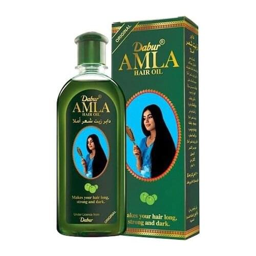 Dabur Amla Hair Care Oil with Gooseberry Grape Extract 200 Ml - Free Shipping