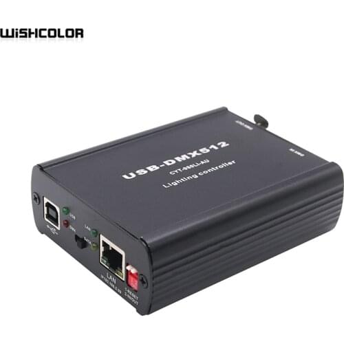 Wishcolor Multi-function USB-DMX512 Lighting Controller ArtNet DMX512 Network Control WYS Converter
